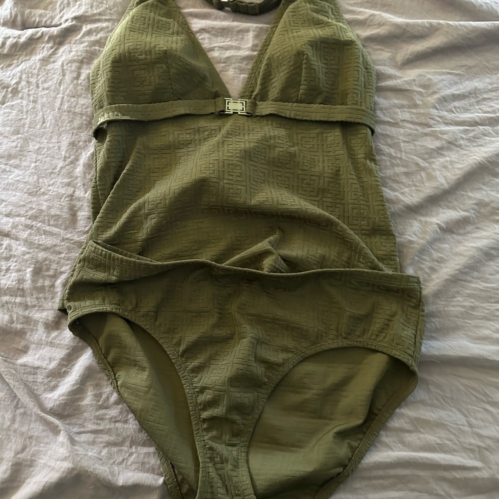 Tommy Bahama Olive Green Tankini